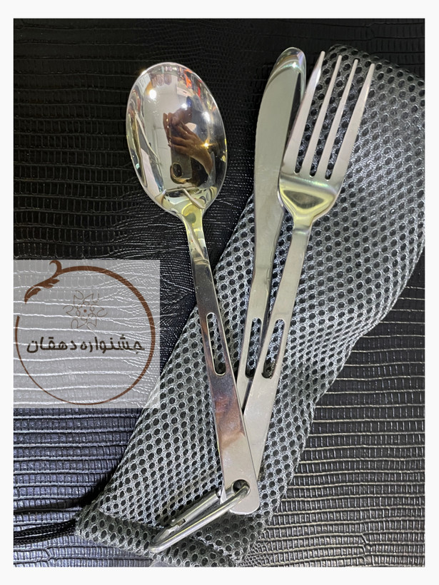ست قاشق چنگال برا کمپینگ/کوه نوردی استیل محکم